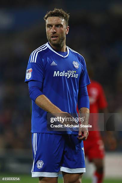 Rickie Lambert of Cardiff City during the Sky Bet Championship match between Cardiff City and Bristol City at Cardiff City Stadium on October 14,...