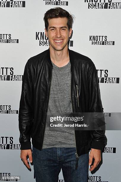 Entrepreneur Andrew Duplessie attends Knott's Scary Farm at Knott's Berry Farm on October 15, 2016 in Buena Park, California.