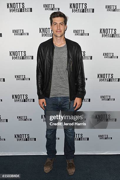 Entrepreneur Andrew Duplessie attends Knott's Scary Farm at Knott's Berry Farm on October 15, 2016 in Buena Park, California.
