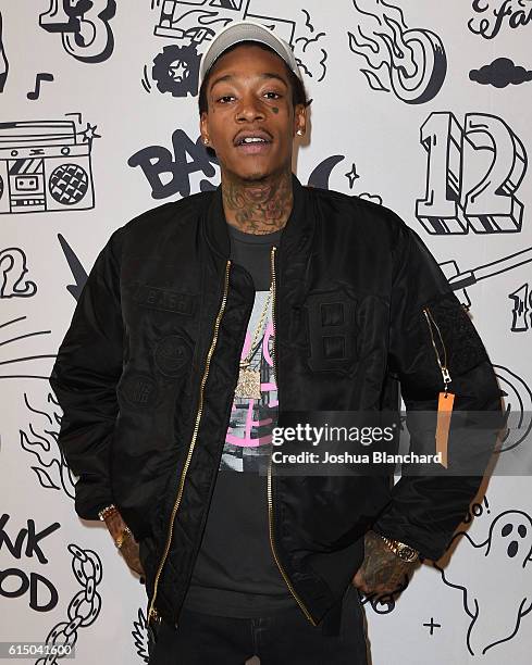 Wiz Khalifa attends BASH by Junk Food // Wiz Khalifa and Junk Food Clothing Capsule Launch on October 15, 2016 in Venice, California.