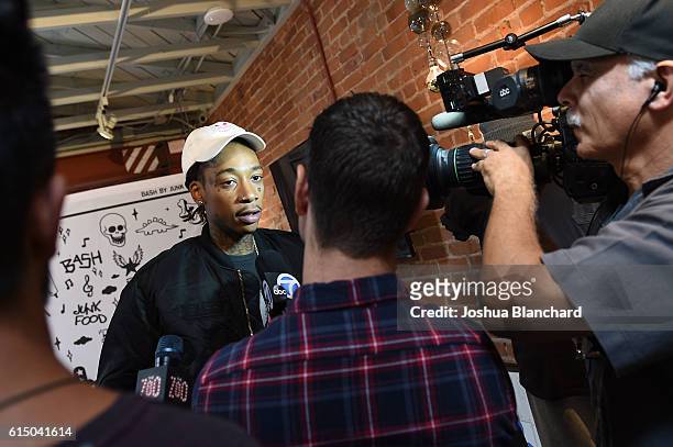 Wiz Khalifa attends BASH by Junk Food // Wiz Khalifa and Junk Food Clothing Capsule Launch on October 15, 2016 in Venice, California.