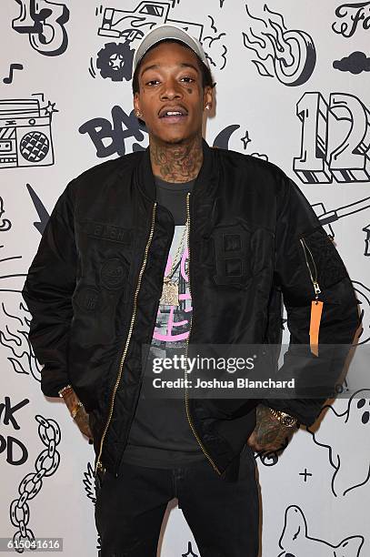 Wiz Khalifa attends BASH by Junk Food // Wiz Khalifa and Junk Food Clothing Capsule Launch on October 15, 2016 in Venice, California.