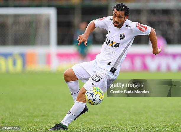 Fred of Atletico Mineiro controls the ball during a match between Botafogo and Atletico Mineiro as part of Brasileirao Series A 2016 at Arena...