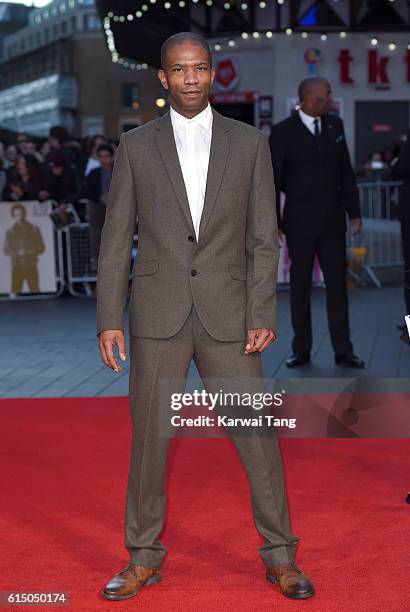 Mark Monero attends the 'Free Fire' Closing Night Gala during the 60th BFI London Film Festival at Odeon Leicester Square on October 16, 2016 in...