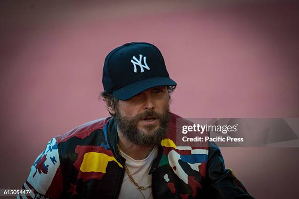 Lorenzo Jovanotti Cherubini during the 11th Rome Film Festival at Auditorium Parco Della Musica.