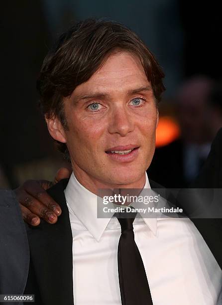 Cillian Murphy attends the 'Free Fire' Closing Night Gala during the 60th BFI London Film Festival at Odeon Leicester Square on October 16, 2016 in...