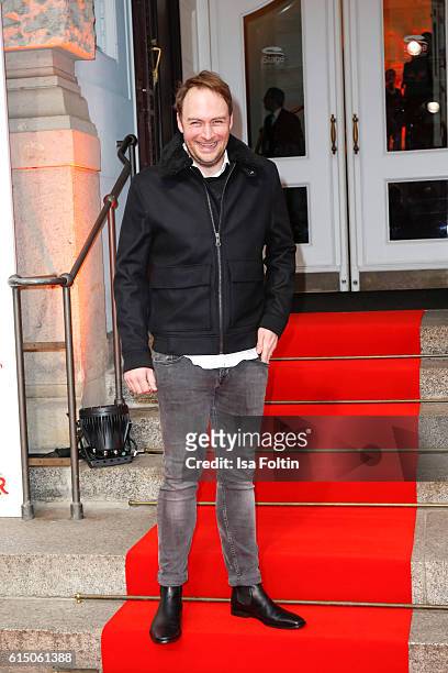 German actor Martin Stange attends the 'Sister Act: The Musical' premiere at Stage Theater on October 16, 2016 in Berlin, Germany.