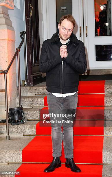 German actor Martin Stange attends the 'Sister Act: The Musical' premiere at Stage Theater on October 16, 2016 in Berlin, Germany.