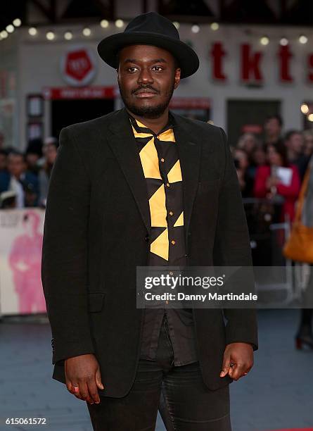 Babou Ceesay attends the 'Free Fire' Closing Night Gala during the 60th BFI London Film Festival at Odeon Leicester Square on October 16, 2016 in...