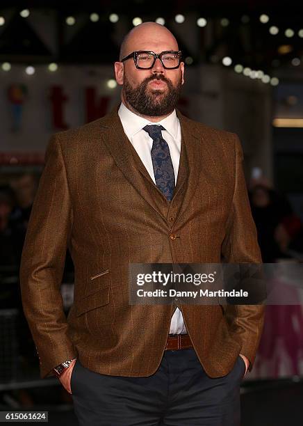 Tom Davis attends the 'Free Fire' Closing Night Gala during the 60th BFI London Film Festival at Odeon Leicester Square on October 16, 2016 in...