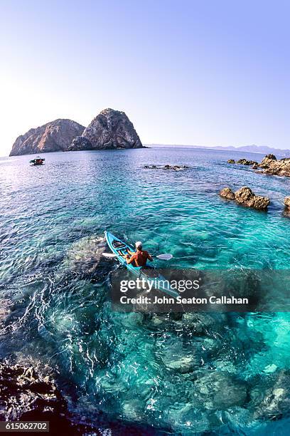 sea kayaking in the mergui archipelago - myanmar mergui stock pictures, royalty-free photos & images