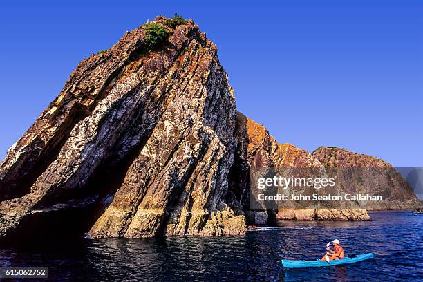 sea kayaking in the mergui archipelago - myanmar mergui stock pictures, royalty-free photos & images