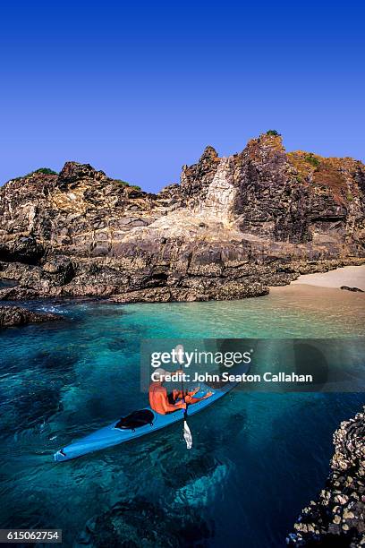 sea kayaking in the mergui archipelago - myanmar mergui stock pictures, royalty-free photos & images