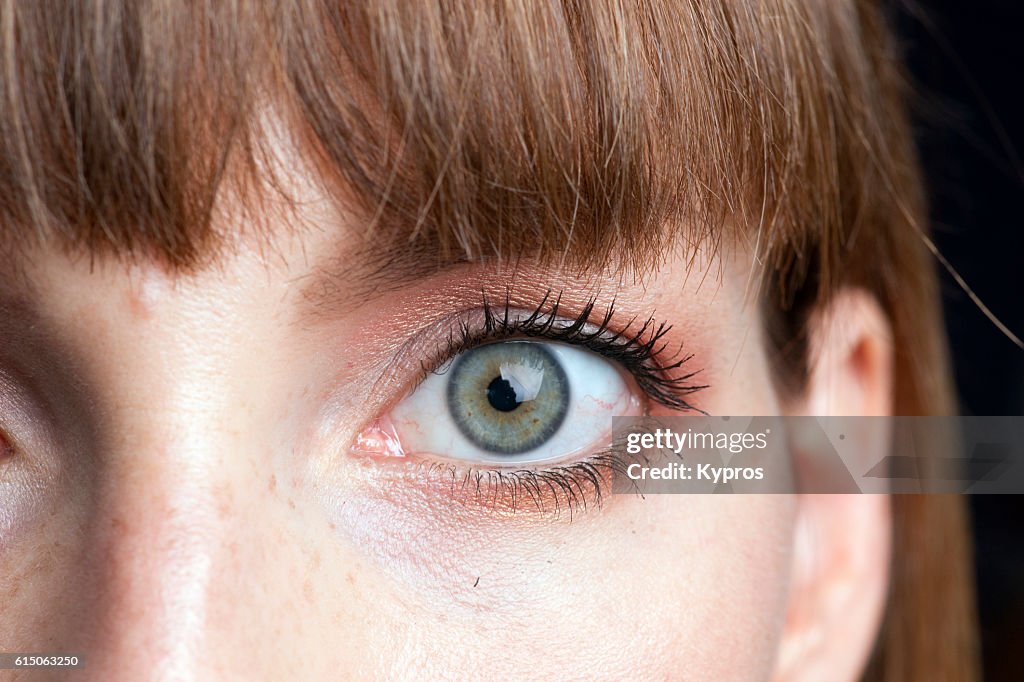 Young Woman's Eye Close-Up