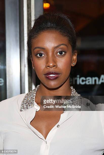 Condola Rashad attends the Broadway Opening Night performance of "The Cherry Orchard" at the American Airlines Theatre on October 16, 2016 in New...