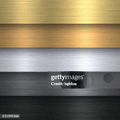 Metal Texture Set - Metallic Background Metal Texture Set - Metallic Background