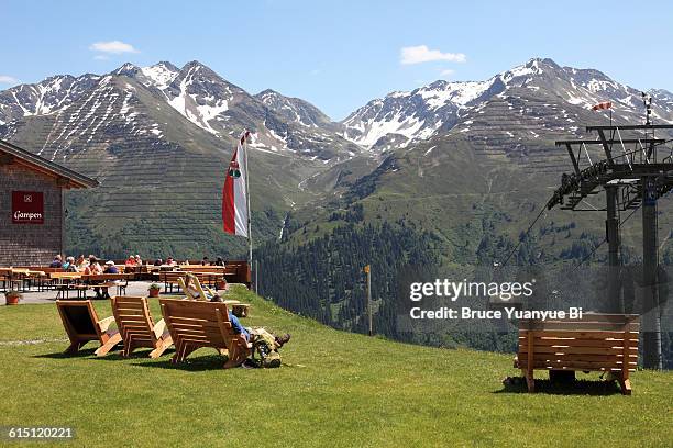 campen recreational area - ski lift summer stock pictures, royalty-free photos & images