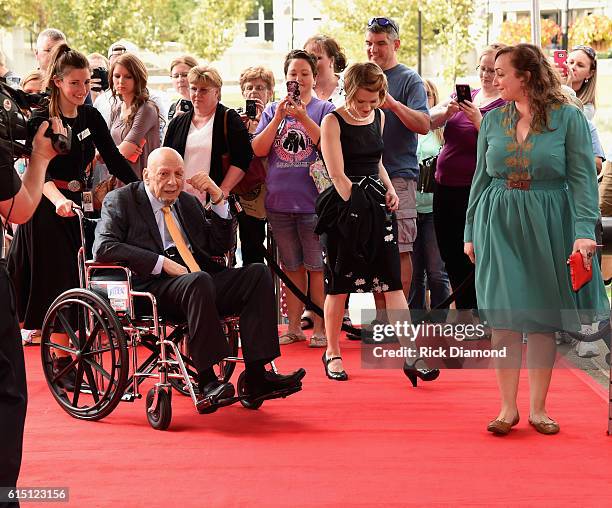 Fred Foster attends The 2016 Medallion Ceremony at the Country Music Hall of Fame and Museum on October 16, 2016 in Nashville, Tennessee.