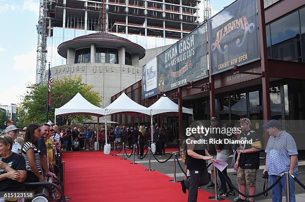 Fans attend The 2016 Medallion Ceremony at the Country Music Hall of Fame and Museum on October 16, 2016 in Nashville, Tennessee.