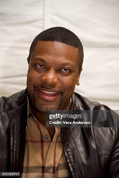 Chris Tucker at "Billy Lynn's Long Halftime Walk" Press Conference at the Essex House on October 14, 2016 in New York City.