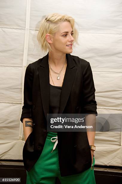 Kristen Stewart at "Billy Lynn's Long Halftime Walk" Press Conference at the Essex House on October 14, 2016 in New York City.