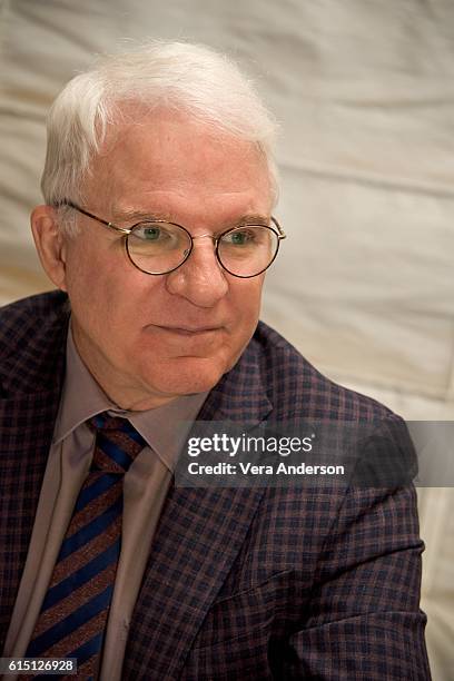 Steve Martin at "Billy Lynn's Long Halftime Walk" Press Conference at the Essex House on October 14, 2016 in New York City.