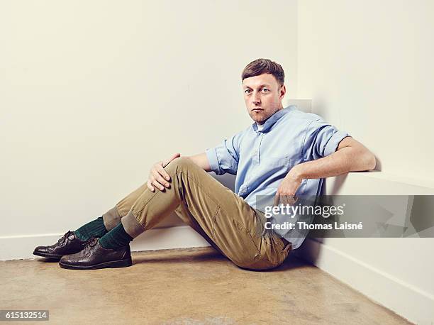 Designer Cédric Charlier is photographed for Self Assignment on May 25, 2016 in Paris, France.