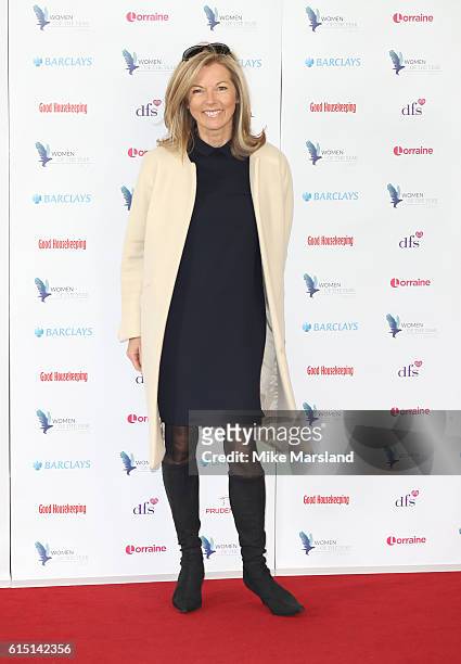 Mary Nightingale attends the Women of the Year Awards 2016 at InterContinental Park Lane Hotel on October 17, 2016 in London, England.