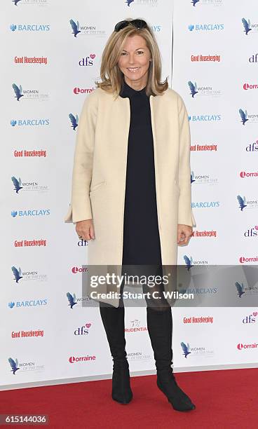 Mary Nightingale attends the Women of the Year Awards 2016 at InterContinental Park Lane Hotel on October 17, 2016 in London, England.