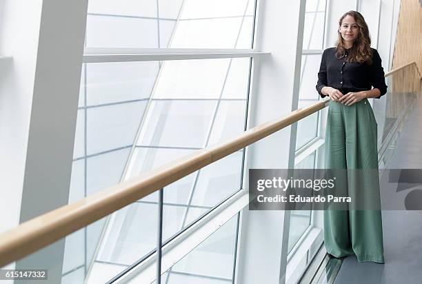 Actress Irene Escolar attends a portrait session at Teatros del Canal on October 17, 2016 in Madrid, Spain.