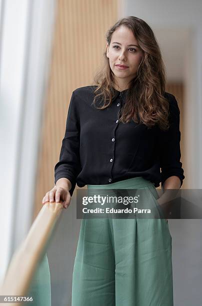 Actress Irene Escolar attends a portrait session at Teatros del Canal on October 17, 2016 in Madrid, Spain.