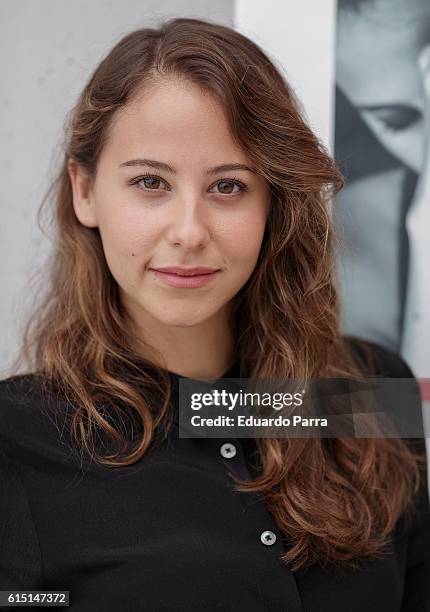 Actress Irene Escolar attends a portrait session at Teatros del Canal on October 17, 2016 in Madrid, Spain.