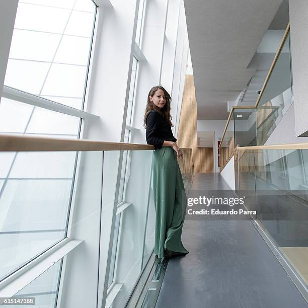 Actress Irene Escolar attends a portrait session at Teatros del Canal on October 17, 2016 in Madrid, Spain.