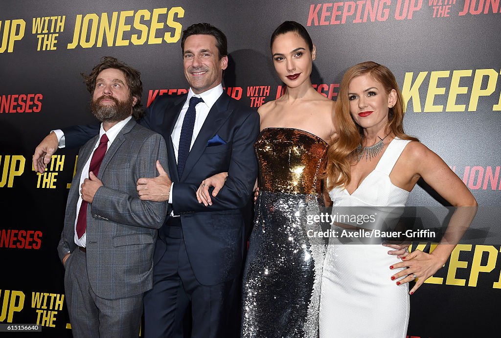 Premiere Of 20th Century Fox's "Keeping Up With The Joneses" - Arrivals
