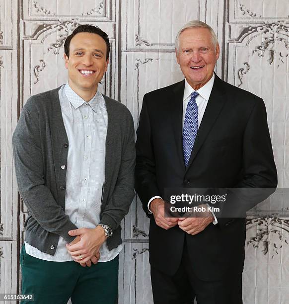 Jerry West and Jordan Schultz discusses the upcoming NBA Season and his personal battle with Atrial Fibrillation at the Build Series at AOL HQ on...