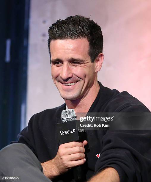 James Ransone discusses his film, "In A Valley Of Violence" at the Build Series at AOL HQ on October 17, 2016 in New York City.