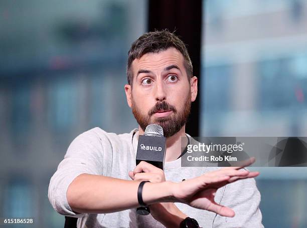 Director Ti West discusses his film, "In A Valley Of Violence" at the Build Series at AOL HQ on October 17, 2016 in New York City.