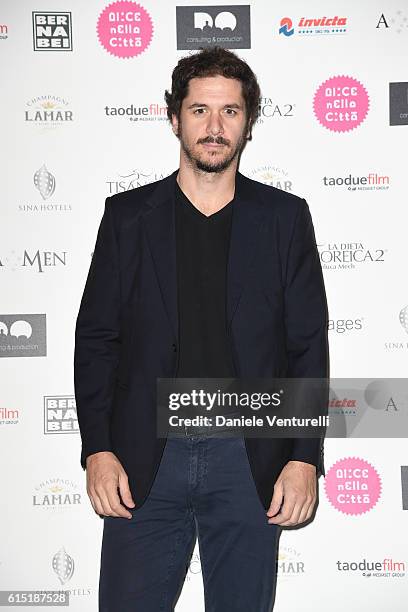 Gabriele Mainetti attends 'Alice Nella Citta' Jury Dinner during the 11th Rome Film Festival at on October 17, 2016 in Rome, Italy.