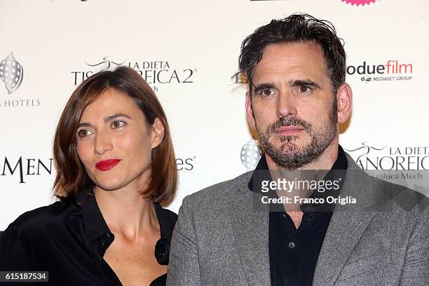 Matt Dillon and Anna Foglietta attend 'Alice Nella Citta' Jury Dinner during the 11th Rome Film Festival at on October 17, 2016 in Rome, Italy.