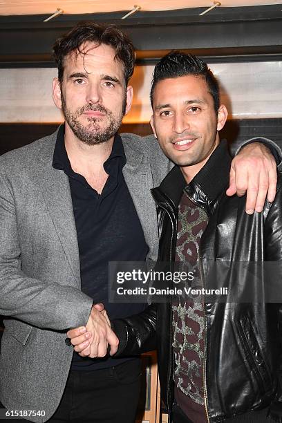 Matt Dilon and Justin Tipping attend 'Alice Nella Citta' Jury Dinner during the 11th Rome Film Festival at on October 17, 2016 in Rome, Italy.