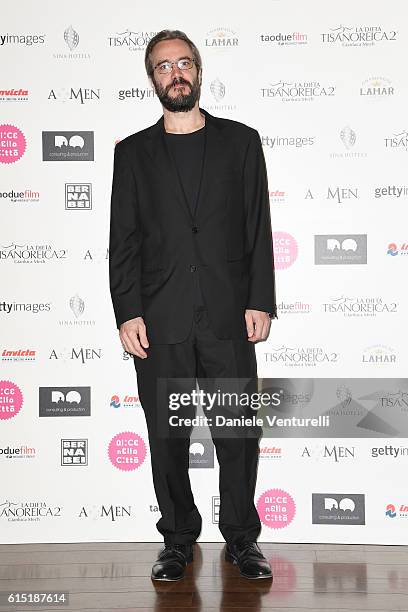 Giordano Meacci attends 'Alice Nella Citta' Jury Dinner during the 11th Rome Film Festival at on October 17, 2016 in Rome, Italy.