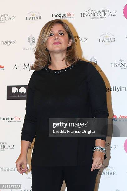 Francesca Serafini attends 'Azione Contro La Fame' charity dinner during the 11th Rome Film Festival at on October 17, 2016 in Rome, Italy.