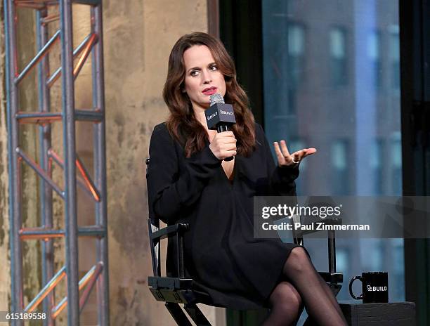 Actress Elizabeth Reaser attends the Build Series to discuss The Film "Ouija: Orgin Of Evil" at AOL HQ on October 17, 2016 in New York City.