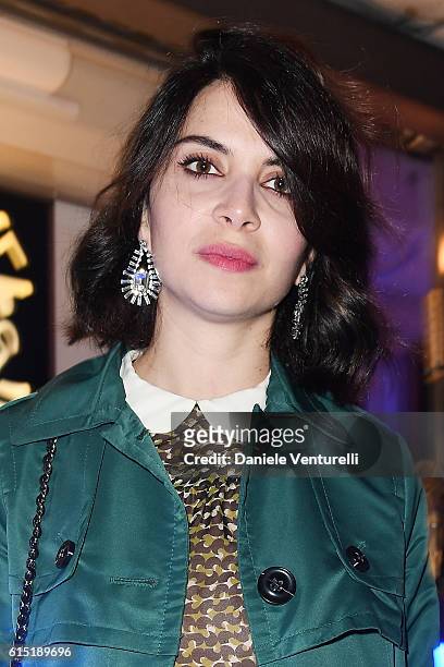 Claudia Potenza attends a dinner for 'Alice Nella Citta' during the 11th Rome Film Festival at on October 17, 2016 in Rome, Italy.