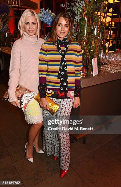 Amber Le Bon and Yasmin Le Bon attend the Red Women Of The Year Awards in association with Clinique at The Skylon on October 17, 2016 in London,...