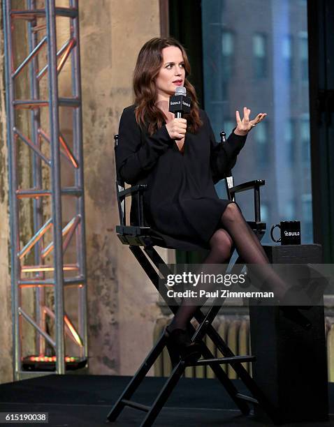 Actress Elizabeth Reaser attends the Build Series to discuss The Film "Ouija: Orgin Of Evil" at AOL HQ on October 17, 2016 in New York City.