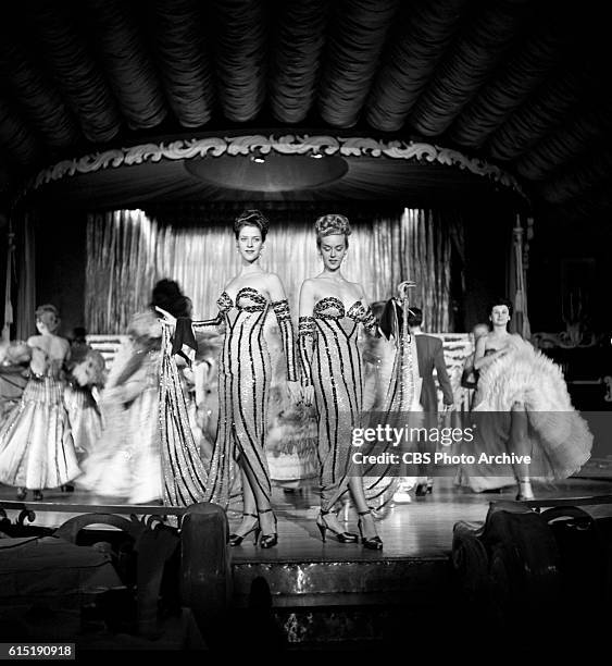 Television program, "Tonight on Broadway" presents some scenes and floor show acts of the Revue from Lou Walters' Latin Quarter nightclub. Broadcast...