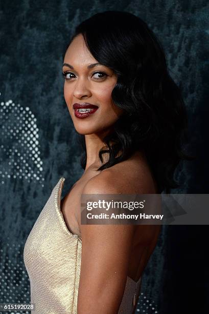 Cynthia Addai-Robinson attends the UK premiere of "The Accountant" at Cineworld Leicester Square on October 17, 2016 in London, England.