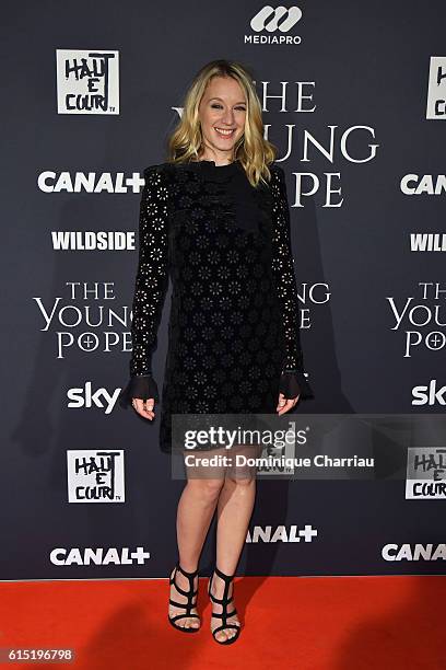 Ludivine Sagnier attends the "The Young Pope" Paris Premiere At La Cinematheque In Paris at la cinematheque on October 17, 2016 in Paris, France.