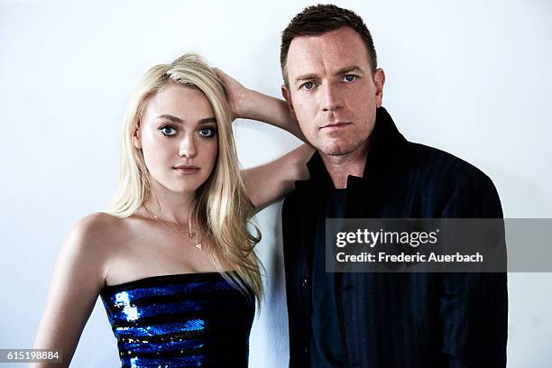 Actors Dakota Fanning and Ewan McGregor are photographed for Malibu Magazine on August 24, 2016 in Los Angeles, California.